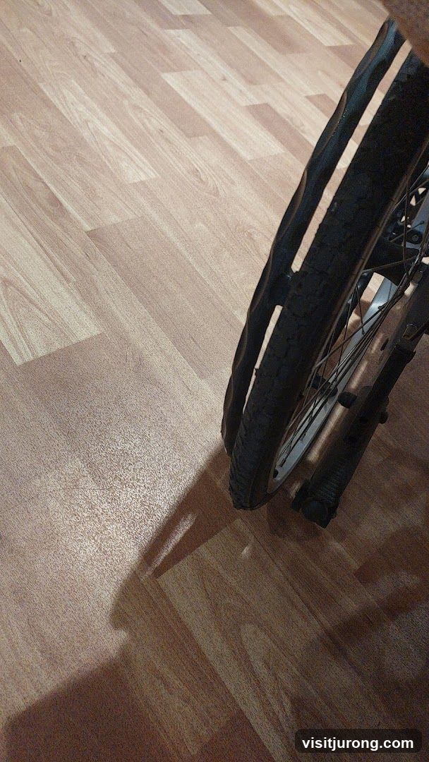 Flat Bicycle Tire
