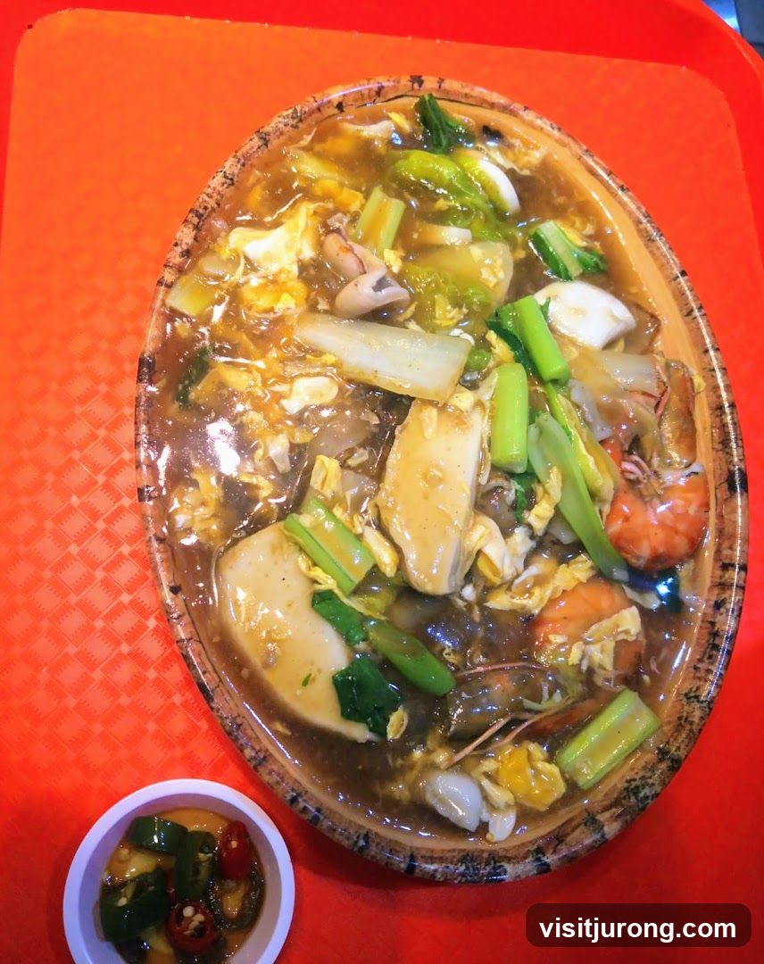 Seafood and Tofu Dish