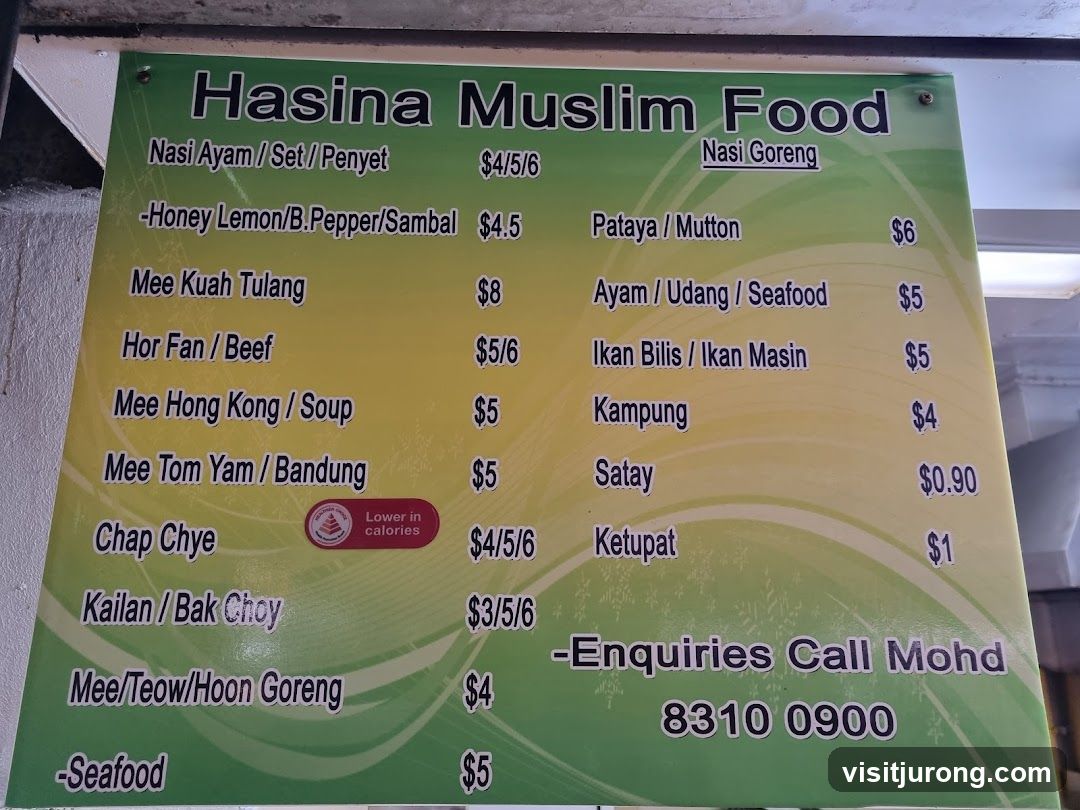 Hasina Muslim Food Menu