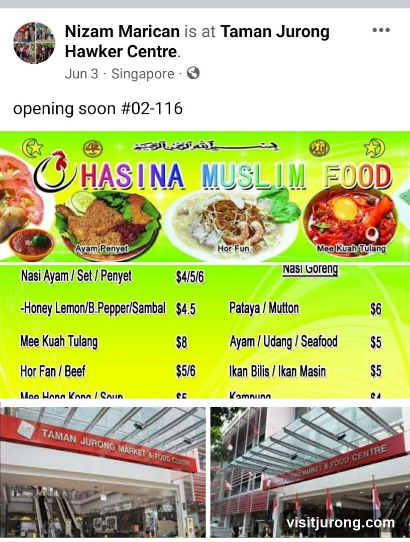 Hasina Muslim Food Menu