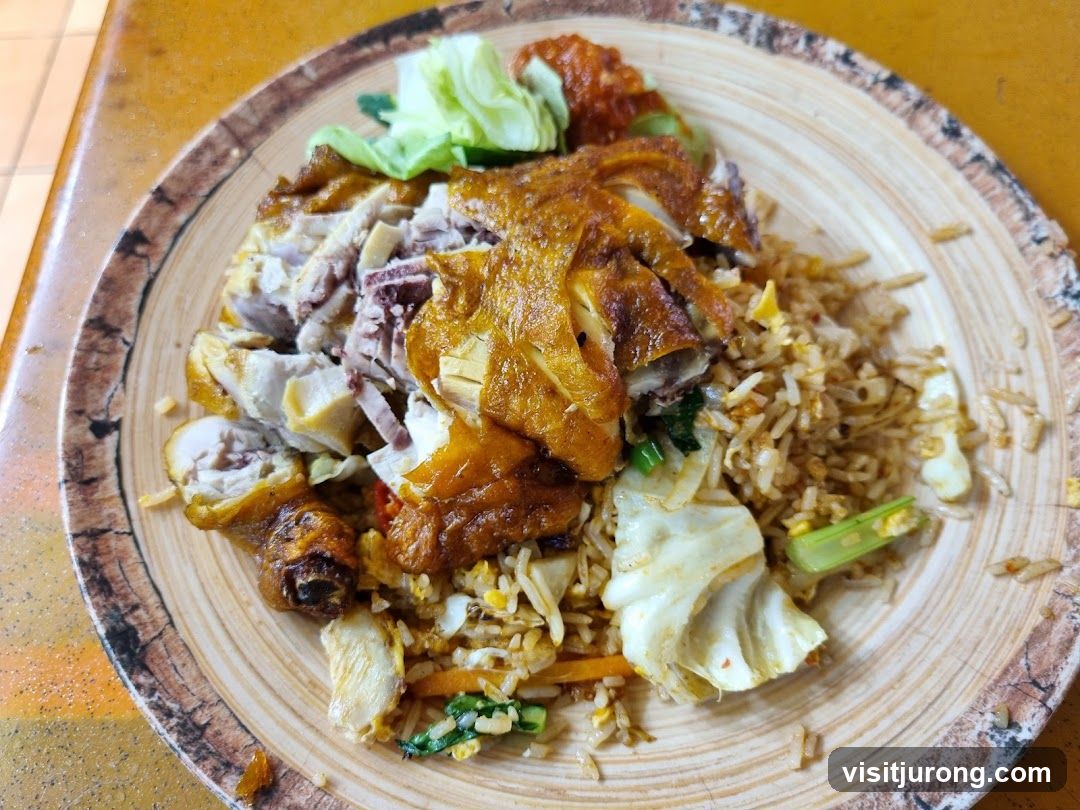 Roast Duck with Fried Rice