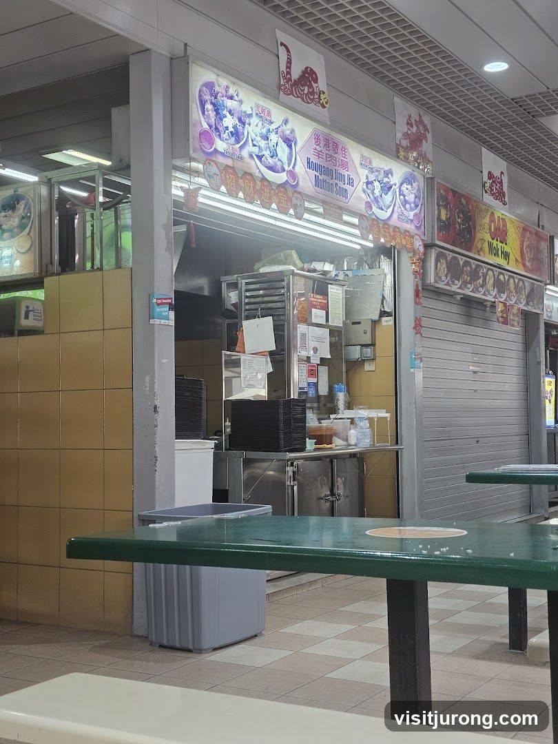 Food Stall with Menu Displays