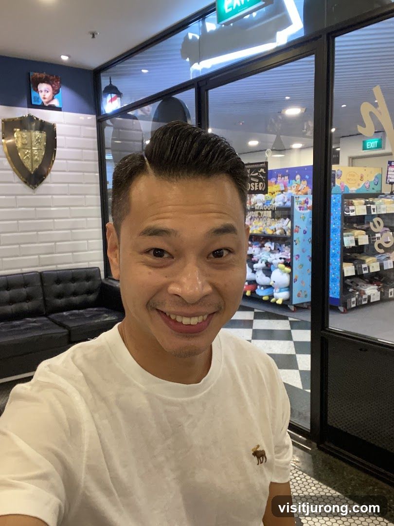 Man in a Barber Shop