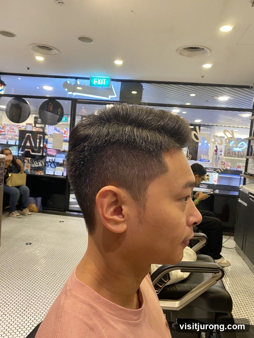 Man in Barber Chair