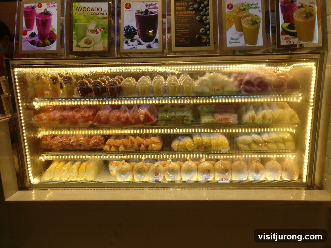 Fruit and Smoothie Display