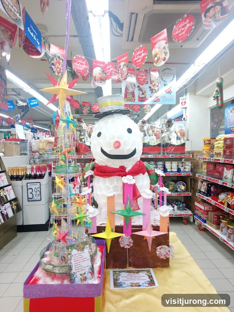 Christmas Decorations in a Store