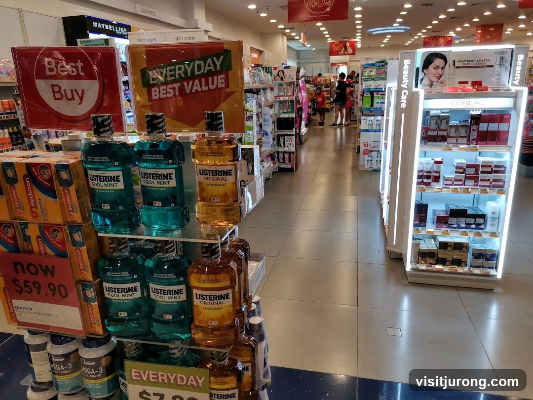Health and Beauty Products Display