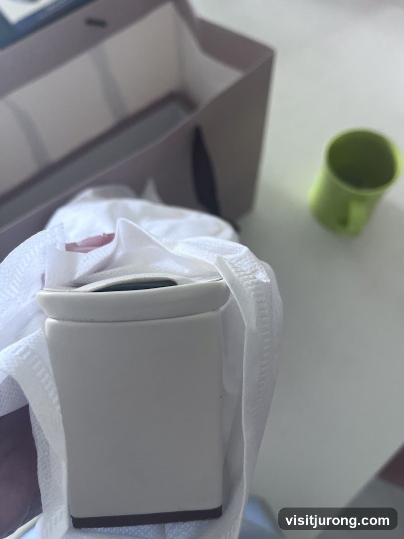Unwrapped Ceramic Container