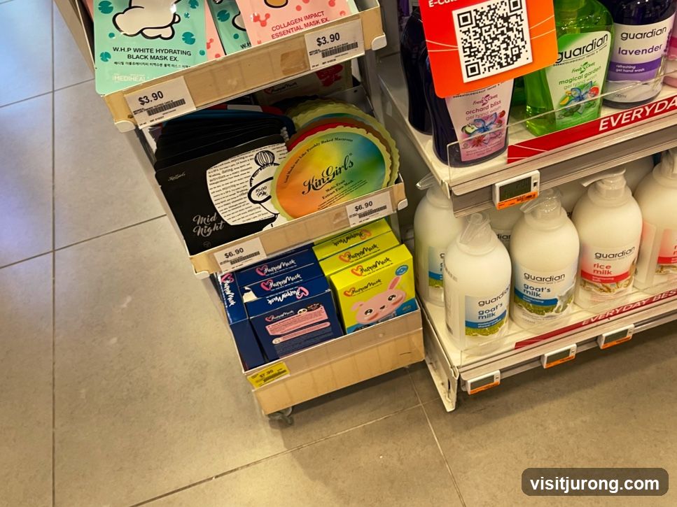 Skincare Products Display