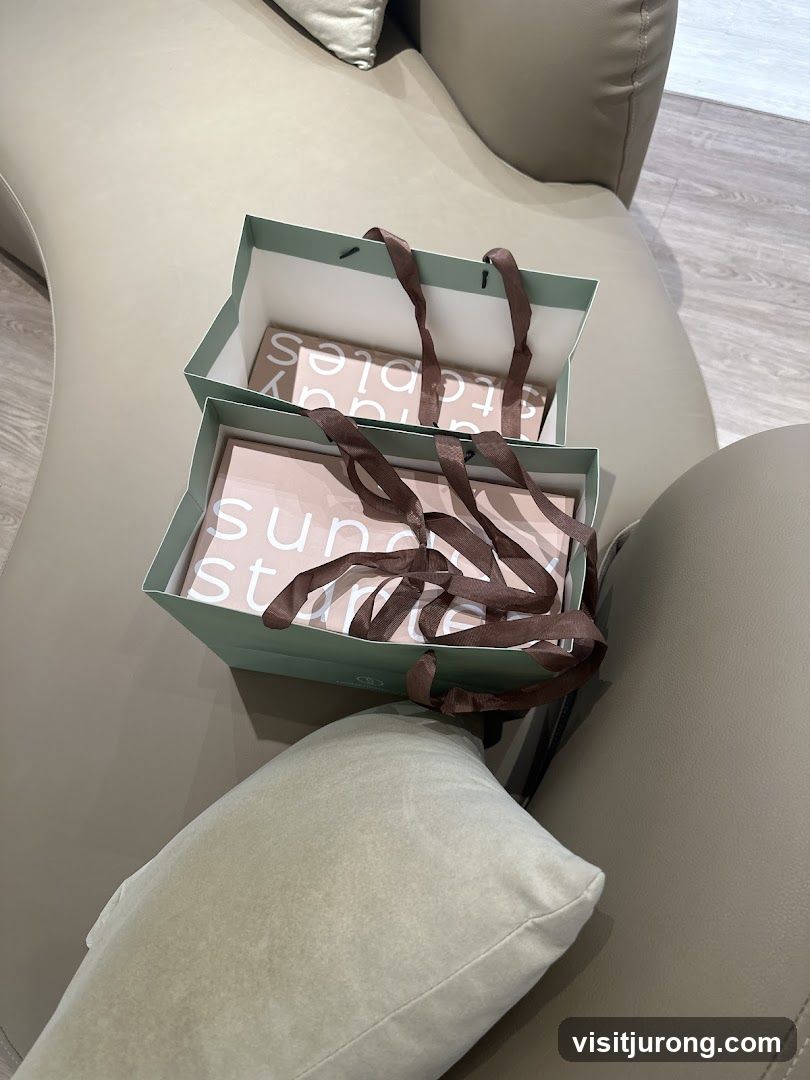 Shopping Bags on Sofa