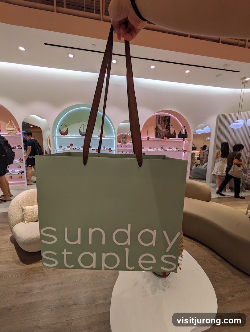 Shopping Bag with Brand Name