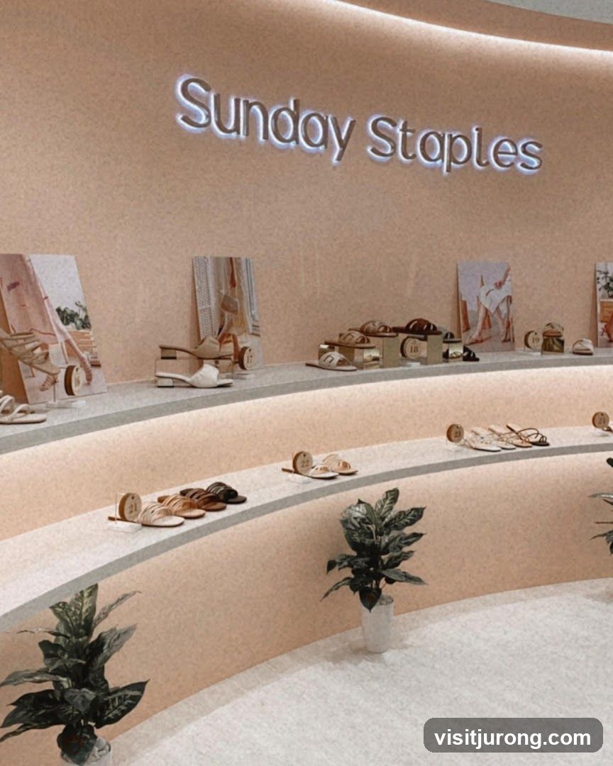 Sunday Staples Shoe Display