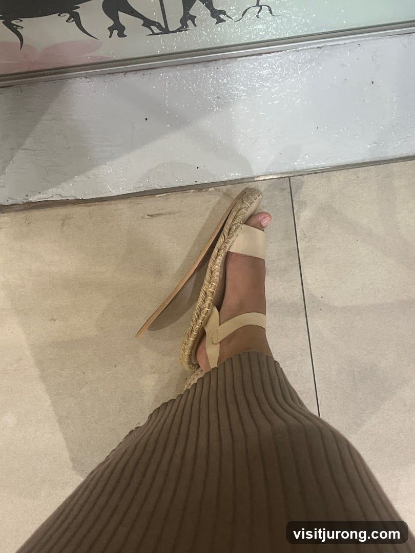 Woman's Foot Wearing Sandal