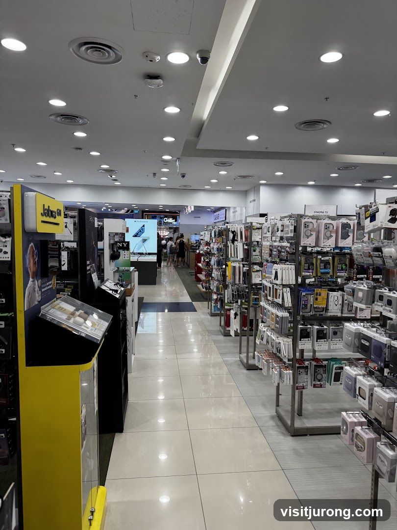 Electronics Store Aisle