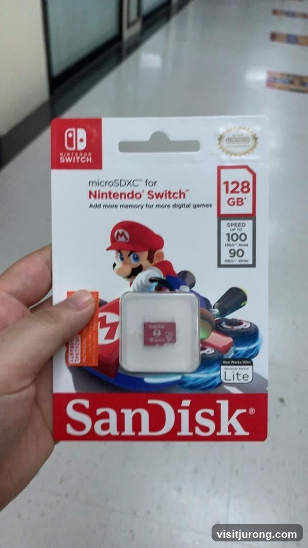 SanDisk microSDXC card for Nintendo Switch