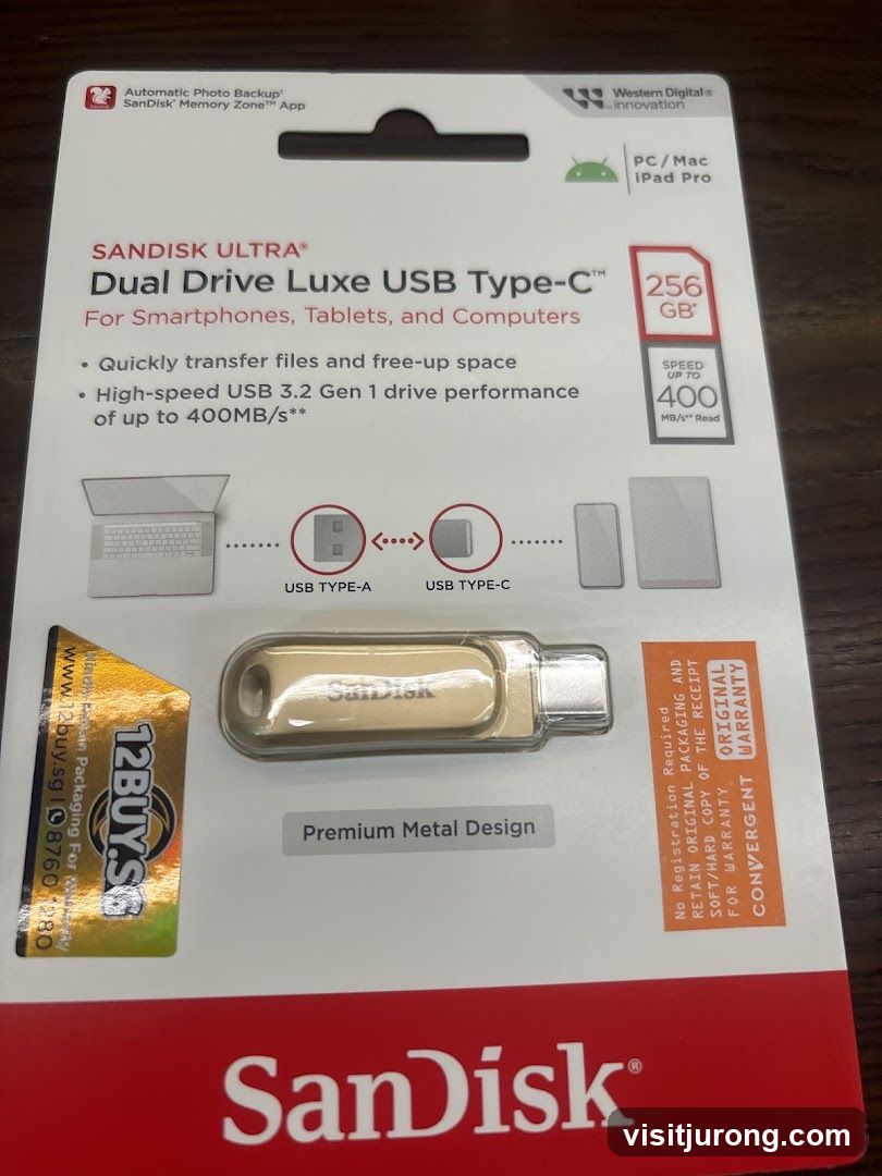 SanDisk Ultra Dual Drive Luxe USB Type-C