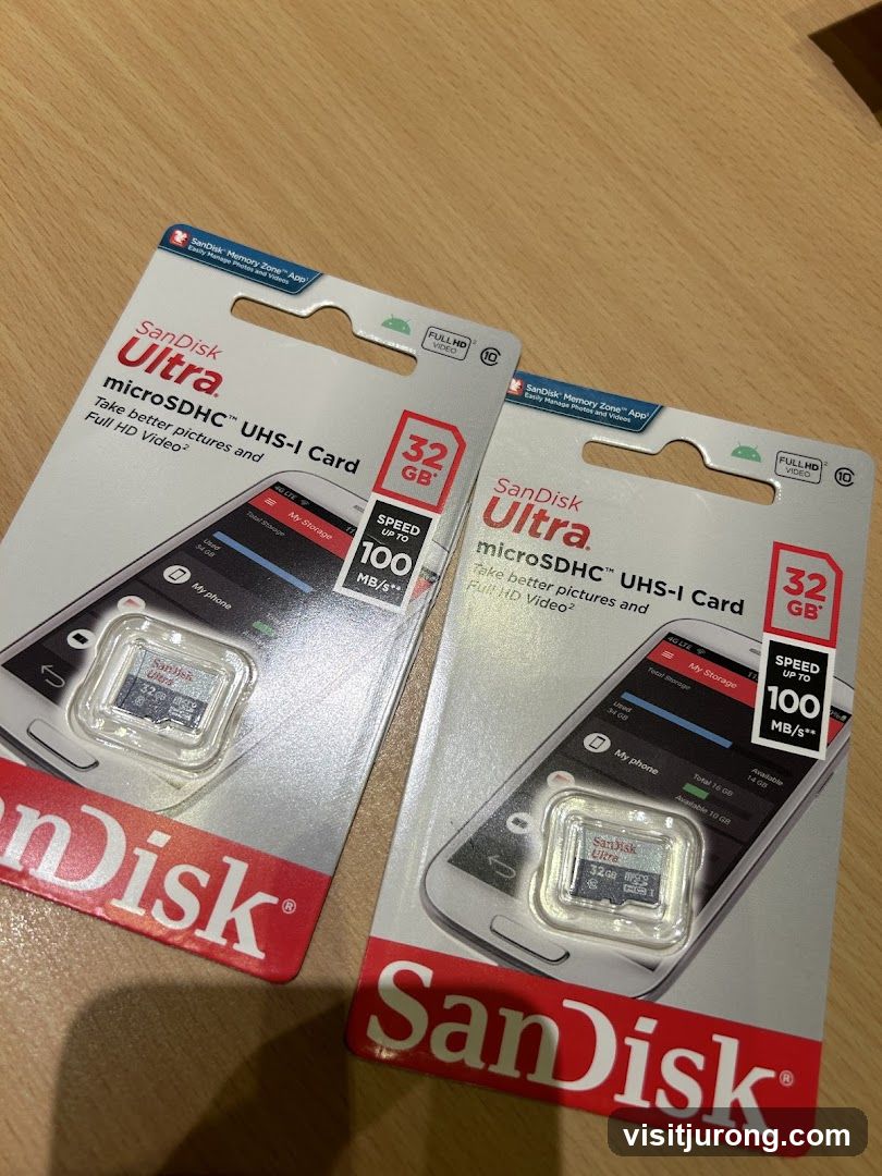SanDisk Ultra microSDHC UHS-I Cards