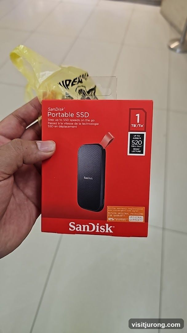 SanDisk Portable SSD Packaging