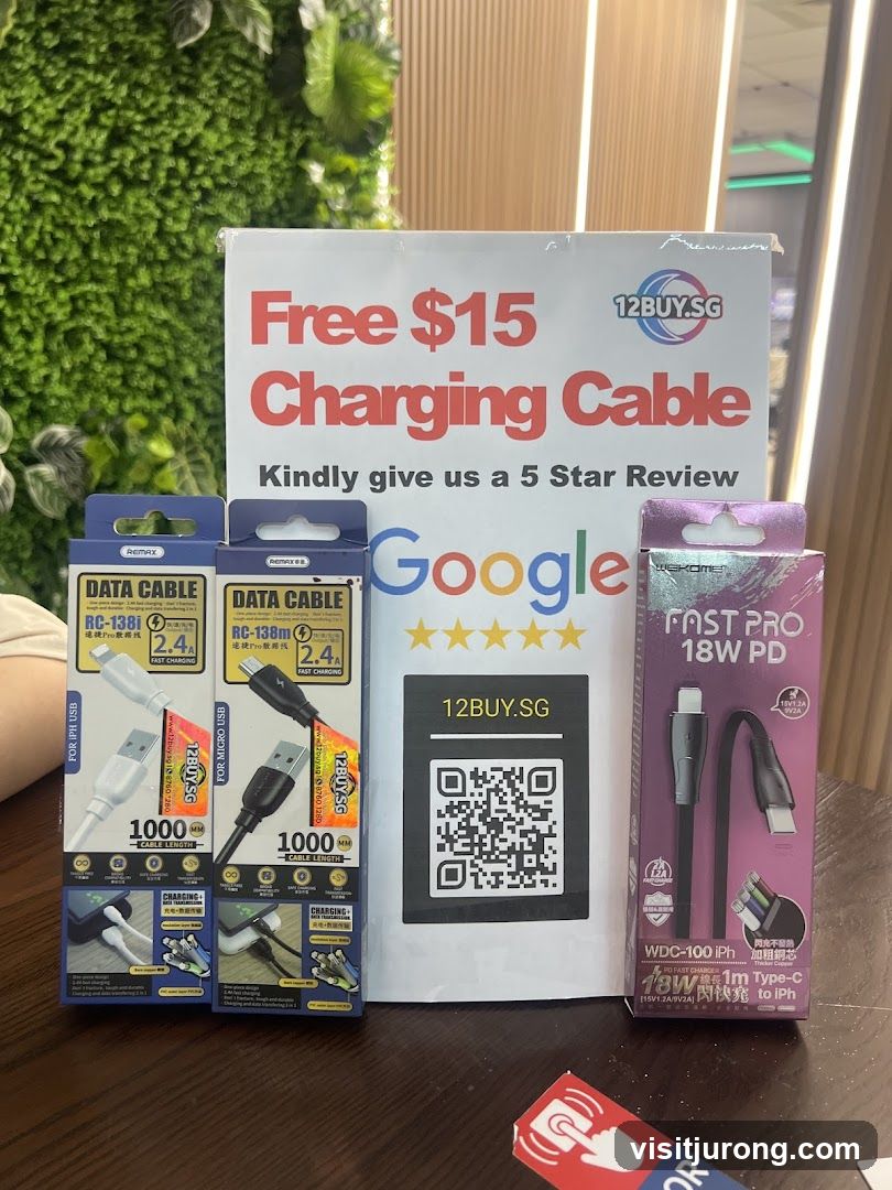 Promotional Display for Charging Cables