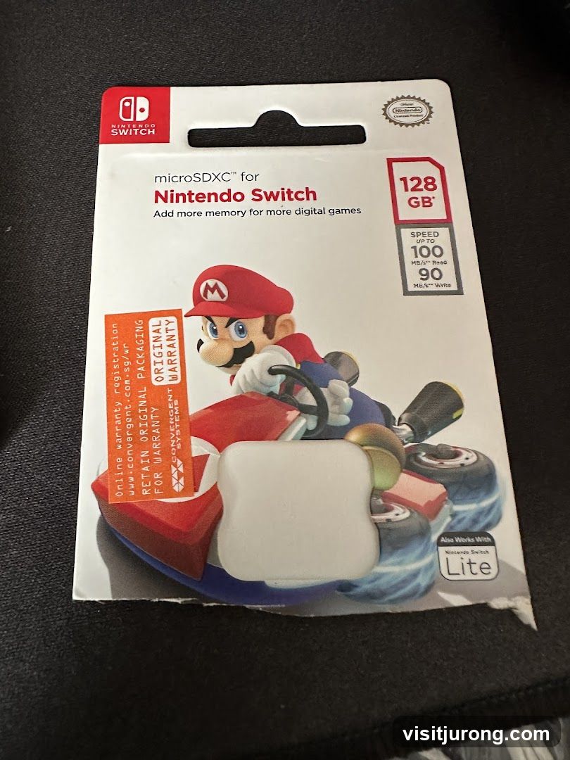 Nintendo Switch MicroSD Card Packaging
