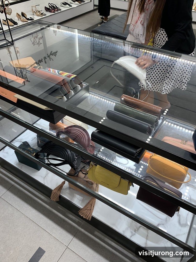 Handbags and Wallets Display