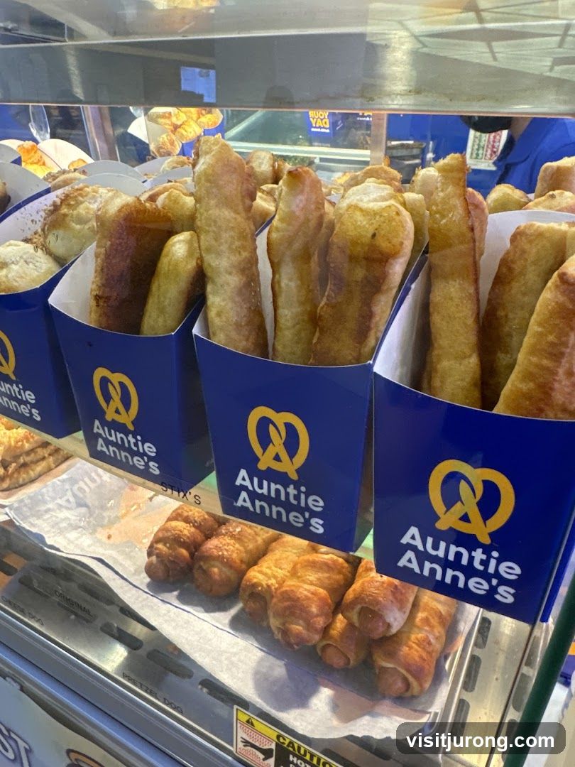 Auntie Anne's Pretzel Display