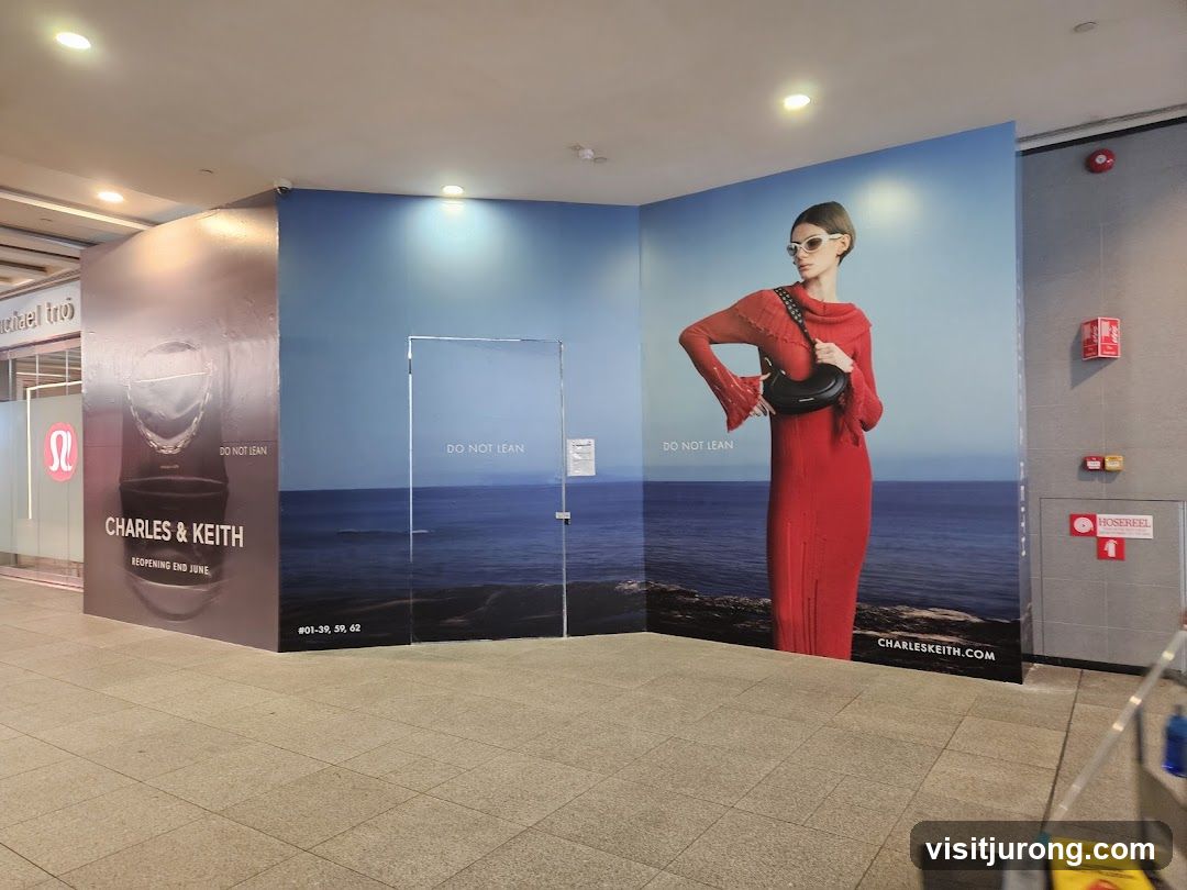 Charles & Keith Store Under Renovation