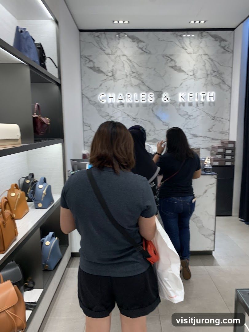 Store Interior with Bags