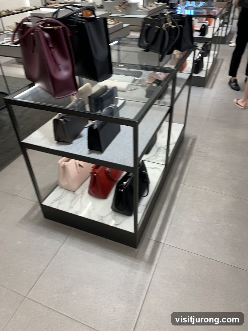 Handbags on Display