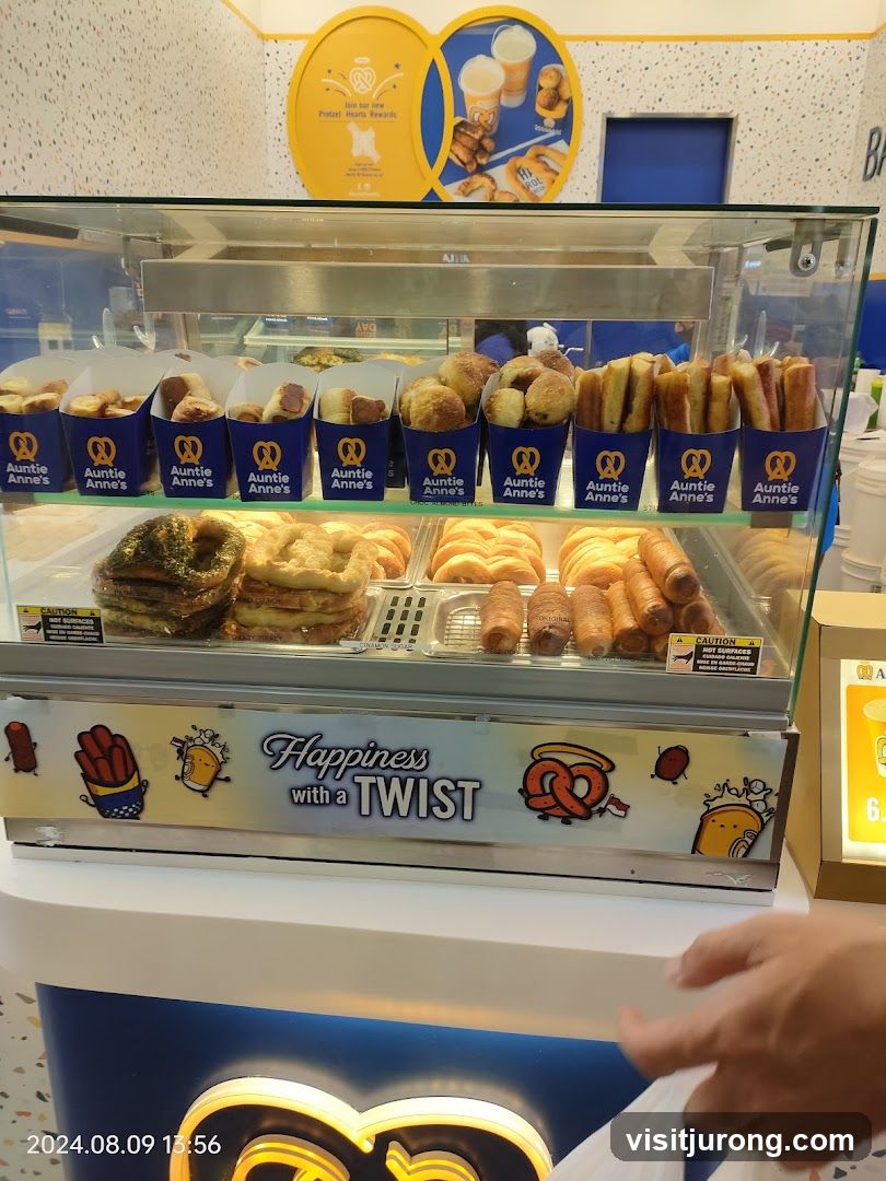 Auntie Anne's Pretzel Display