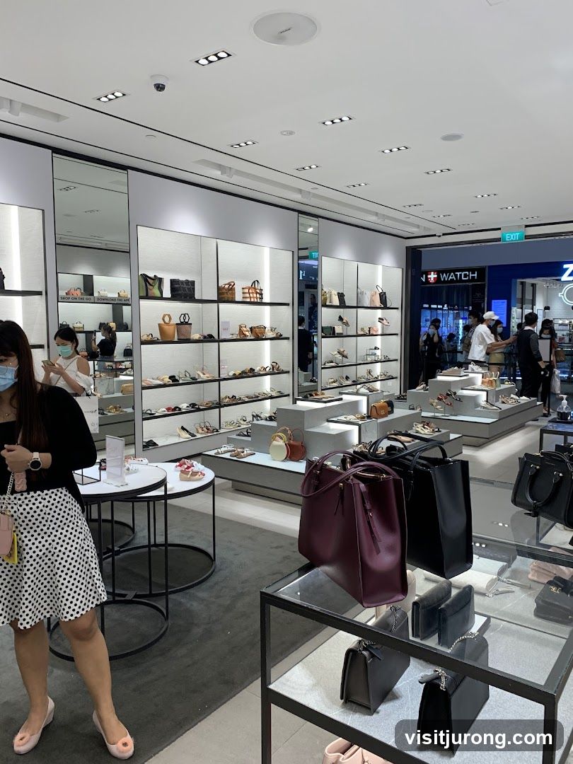Shoe and Handbag Store Interior