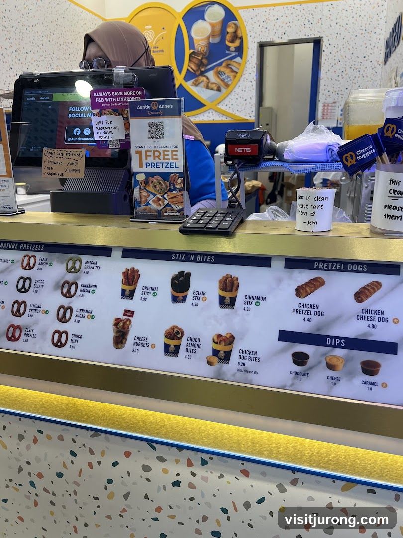 Auntie Anne's Menu