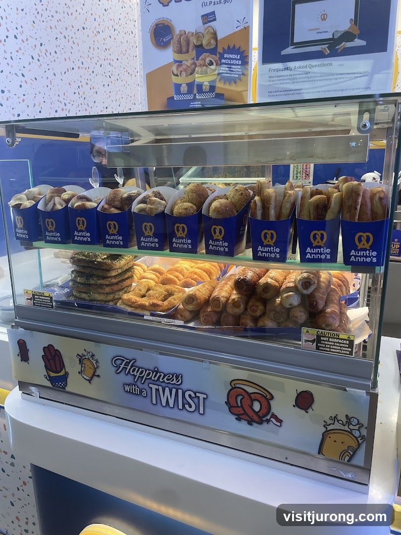 Auntie Anne's Pretzel Display