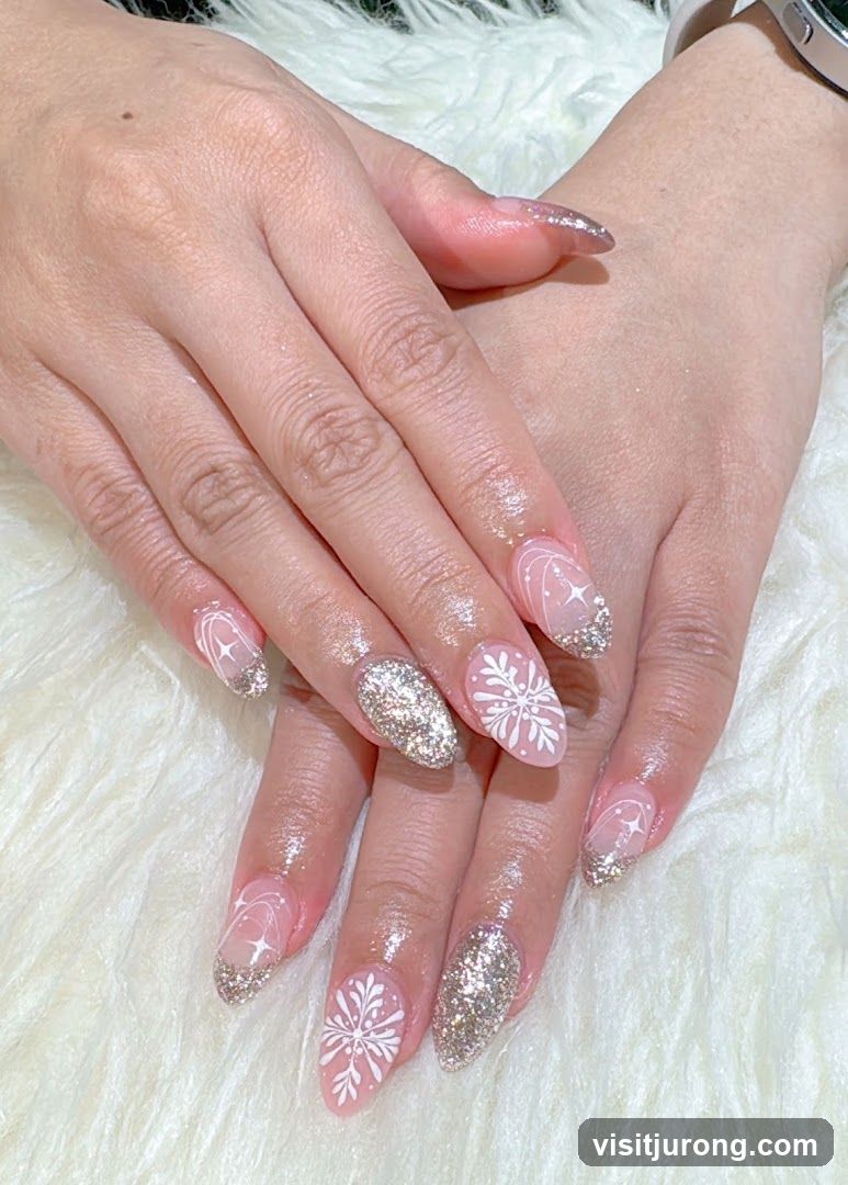 Winter-themed Nails