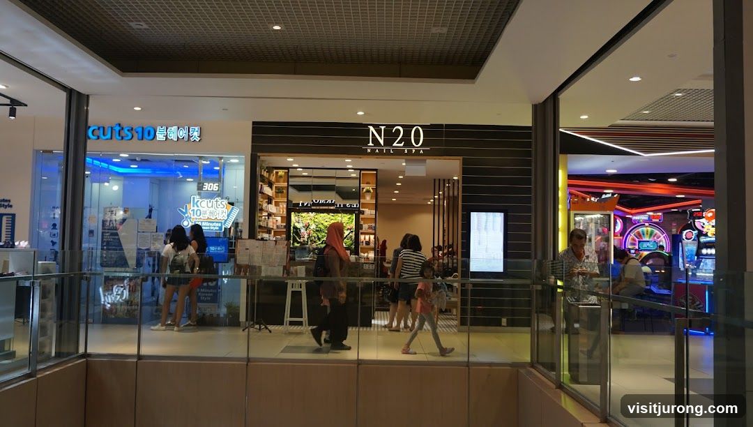 Mall storefronts