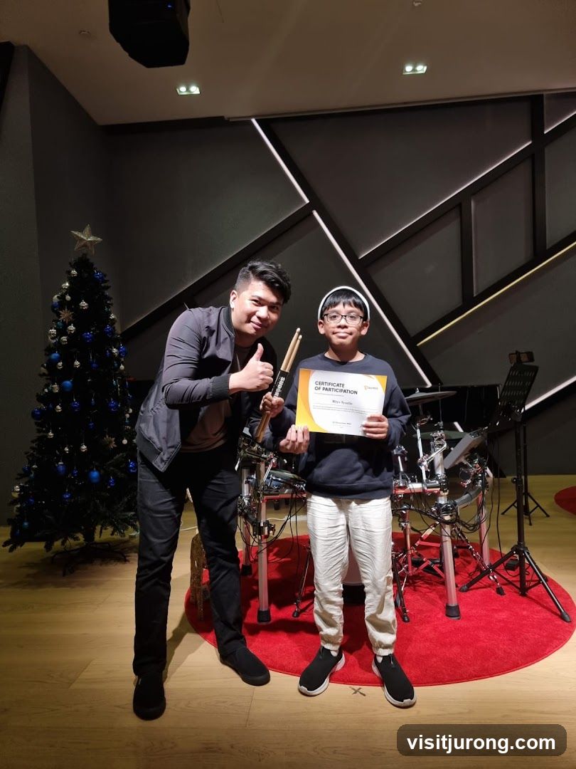 Drum lesson completion