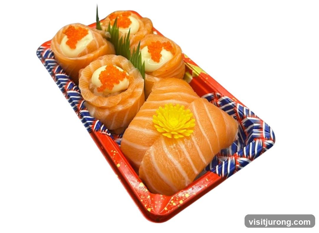 Salmon Sushi Platter