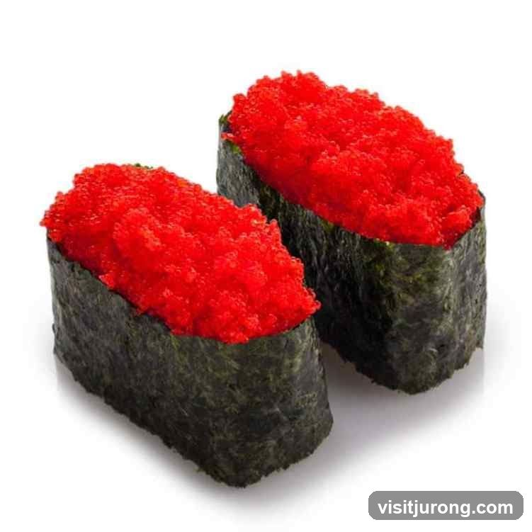 Tobiko Gunkan Maki Sushi