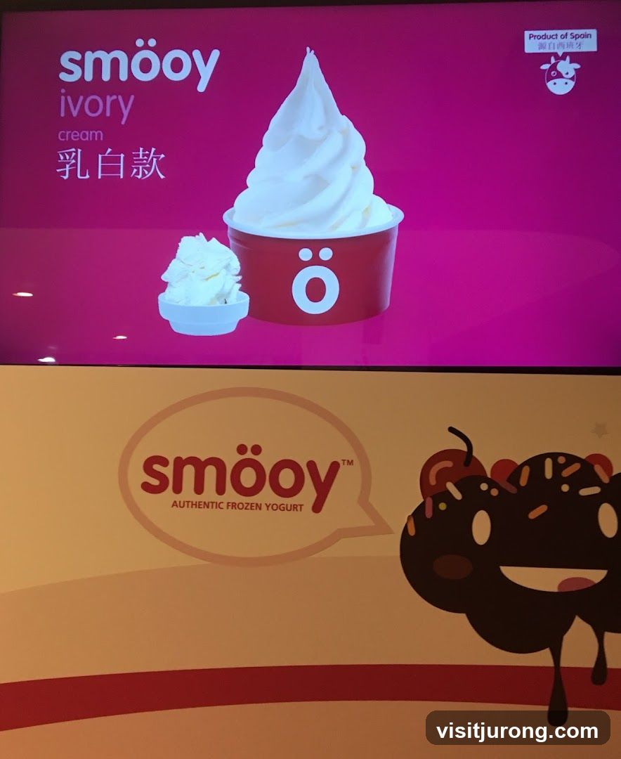 Smooy Frozen Yogurt Advertisement