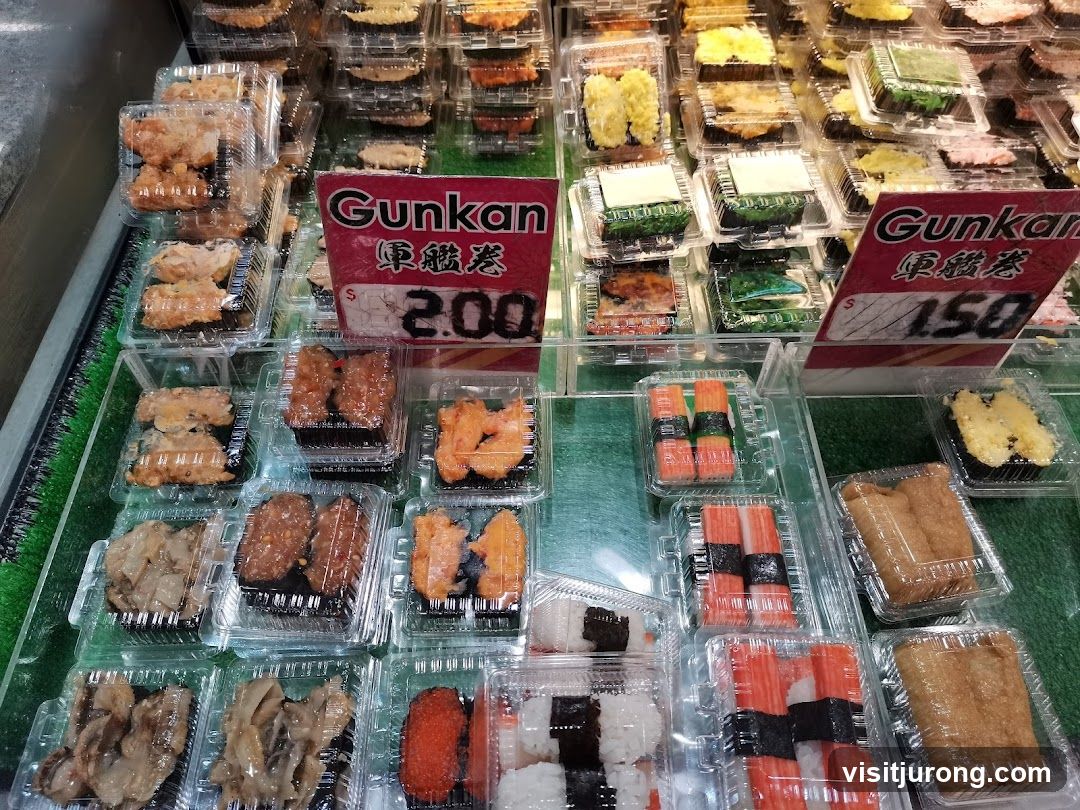 Assortment of Sushi and Seafood Dishes