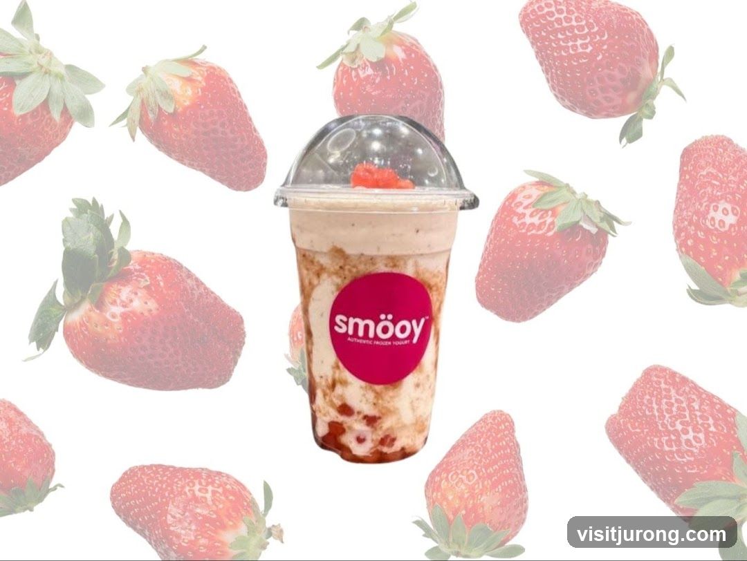 Strawberry Frozen Yogurt Drink