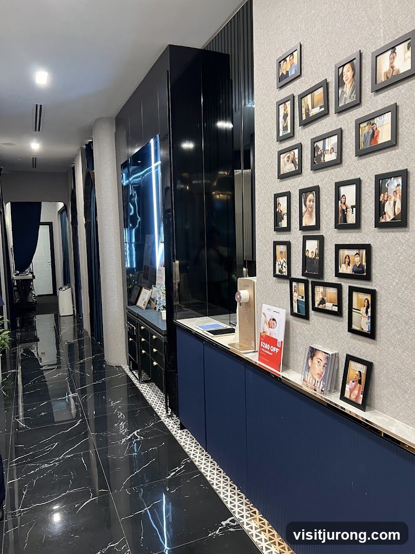 Modern Interior with Framed Photos