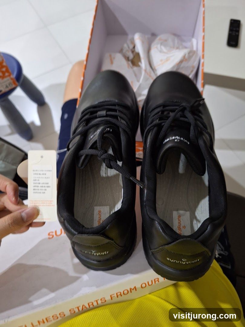 Black Shoes in Box