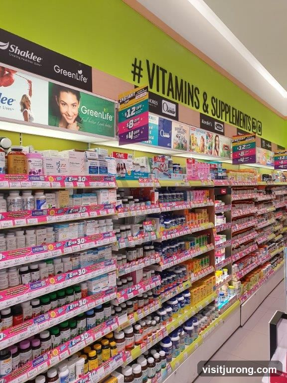 Vitamins and Supplements Aisle