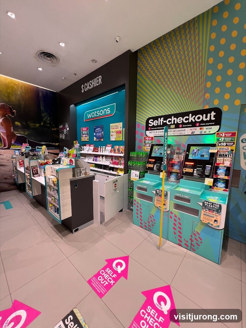 Watsons Self-Checkout Area