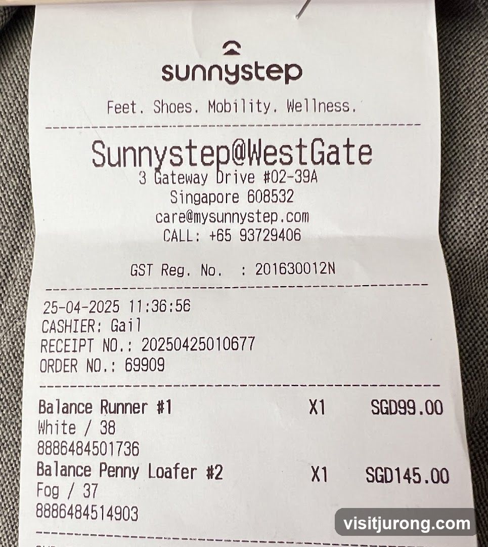 Sunnystep Receipt