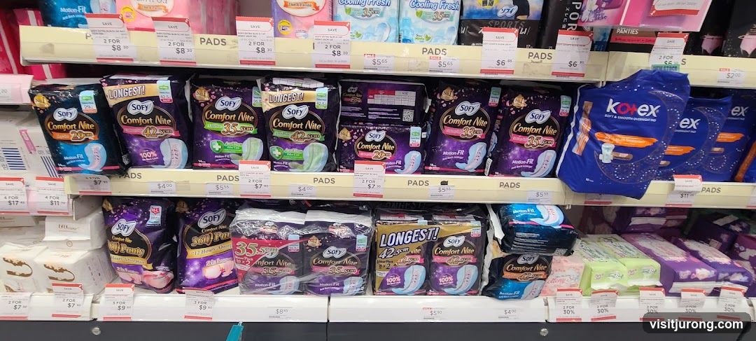 Feminine Hygiene Products on Shelves