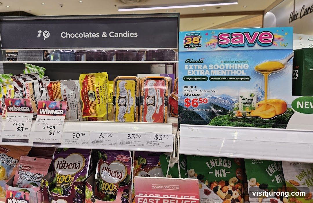 Confectionery and Health Products Display