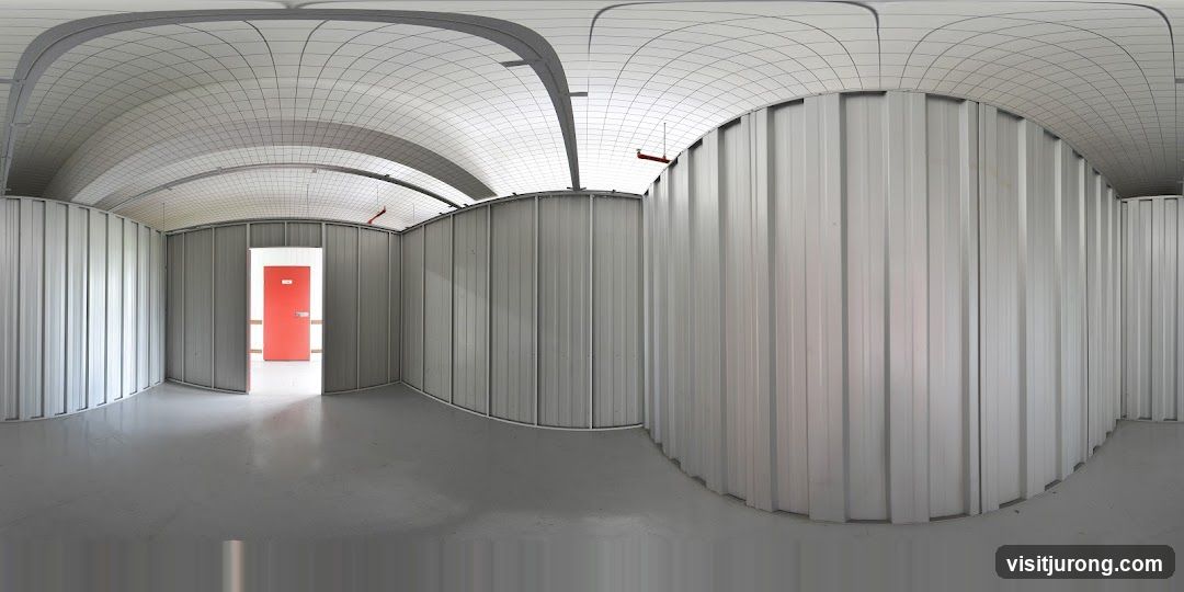 Interior of a storage unit