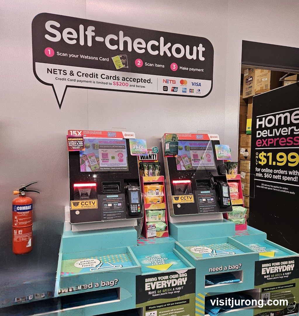 Self-checkout machines